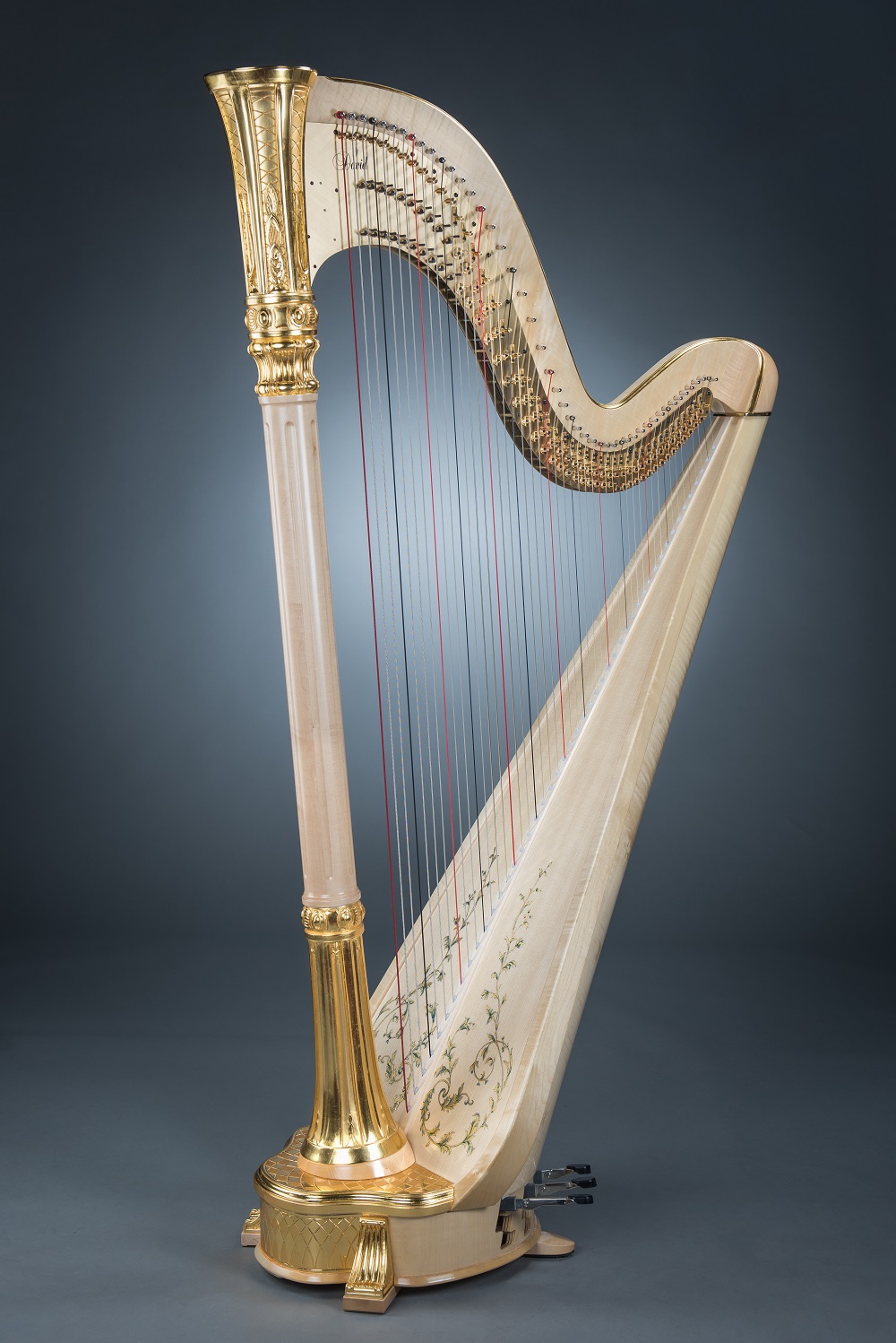 Notre harpe dorée pour le WHC de Hong-Kong – Manufacture de harpes David